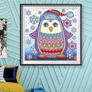 5D DIY Penguin Rhinestone Drawing Part Special Shaped Drill Diamond Painting
