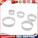 5pcs Stainless Steel Round Sharp Cookie Cutter DIY Cake Mold BakingTools