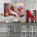 DIY Paint By Number Kit Sexy Woman Acrylic Paint Household Decor Art Craft Gift