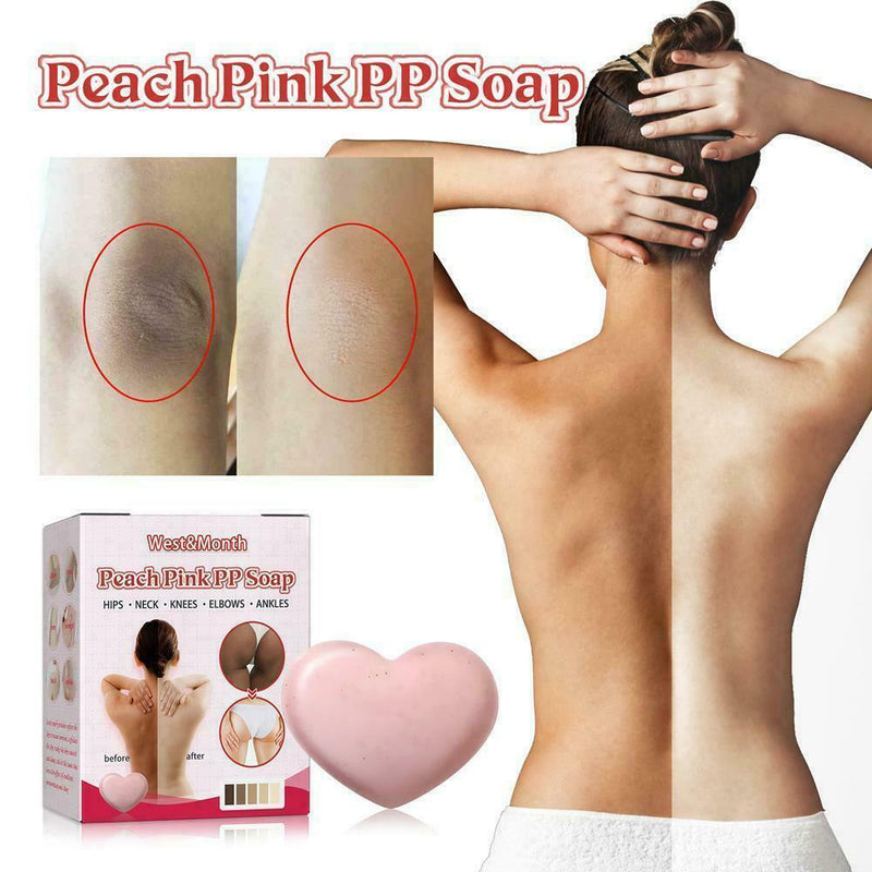 Peach Pink Body Soap For Women Armpits Moisturizing Brightening 22 Smooth O6G3