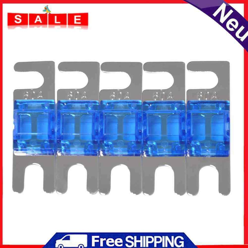 5pcs Nickel Plated Car Audio 32V AFS Mini ANL Fuses Auto Stud Fuses (60A)