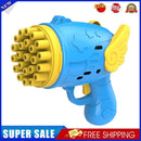 Semi-Automatic Bubble Making Toys Electric Soap Bubble Machine (B Blue)