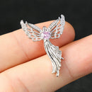 Bless Gifts Christian Virgin Mary Jewelry Angelwing Pendant Religion Prayer