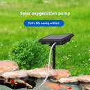 Fish Pond Solar Air Pump Fan Aquarium Outdoor Fishing Rotary Oxygen Tool