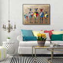 Painting By Numbers DIY Color Zebra Canvas Oil Picture Craft Home Wall Decor