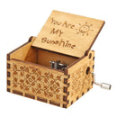 Exquisite Wooden Hand Music Box Elegant Music Box Gift Home Decoration Ornament