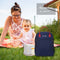 Pure Mummy Waterproof Diaper Handbag Large Maternity Backpacks (Dark Blue-256320