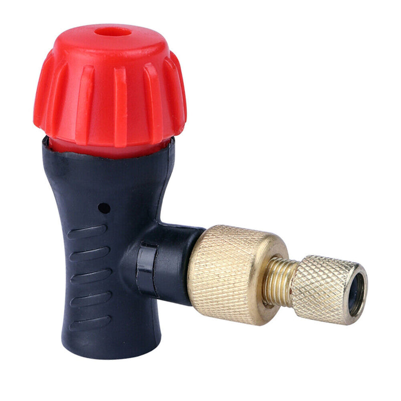 CO2 Mountain Bike Inflator Portable Presta Schrader Valve Head MTB Tire Ada