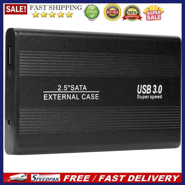 USB 3.0 to SATA 2.5 inch SSD Hard Disk Drive Enclosure 6-Gbps External HDD Cover