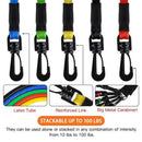 11 pieces / set TPE pull rope colorful grip resistance bands yoga fitness equipment