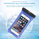 Transparent Waterproof Phone Case Swimming Floating Airbag Pouch (Blue) Newly