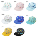 Outdoor Snapback Sunhat Headwear Flat Brim Hat Baseball Cap Peaked Cap Sun Hat
