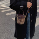 Women PU Leather Handbags Autumn Winter Casual Mini All-Match Phone Buckets Bags