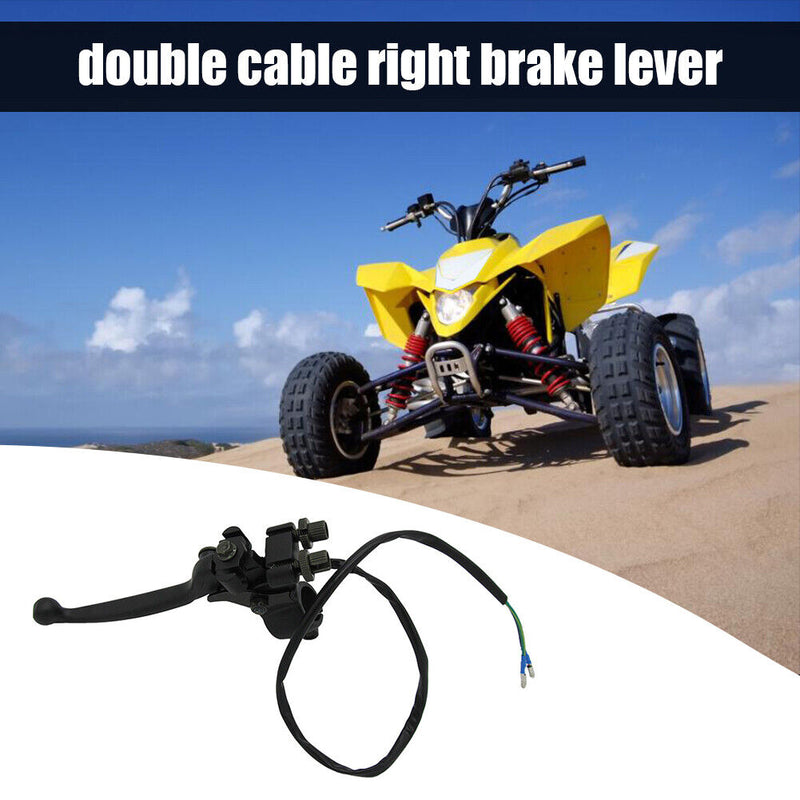 7/8 Dual Pull Right Brake Lever with Parking Brake for 50cc 110cc ATV Quad
