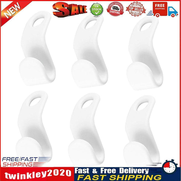 6pcs Portable Wardrobe Stack Hanger Hook Coat Hooks Closet Storage Holder Newly