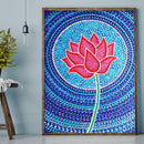 Special Shaped Crystal Full Drill Diamond Painting Lotus