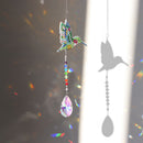 Crystal Diamond Angel Tears Catching Light Hanging Wind Chimes Decor (B) Newly