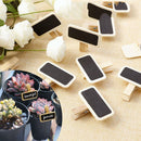 Label Wooden Memo Chalkboard Mini Blackboard Message Note Clip Notice Sign