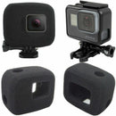 Black Sponge Foam Cover for Gopro Hero 5 6 Wind Noise Reduction Windproof Case