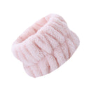 #A 2pcs Absorbent Sweatband Wrist Flannel Wash Towel Band Reusable for Washing F