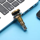 VODOOL TR618A Brass Air Water Hoseless Tire Valve Stem Rim for LAN