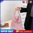 #A Women Purse Handbags Large Capacity Shopping Bags Soft Plush Fluffy Fur for L