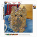 5D DIY Diamond Painting Dog Cross Stitch Embroidery Wall Art Needlework Kit