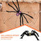 11.8in Spider Haunted House Prop Indoor Outdoor Giant Scary Party Halloween&