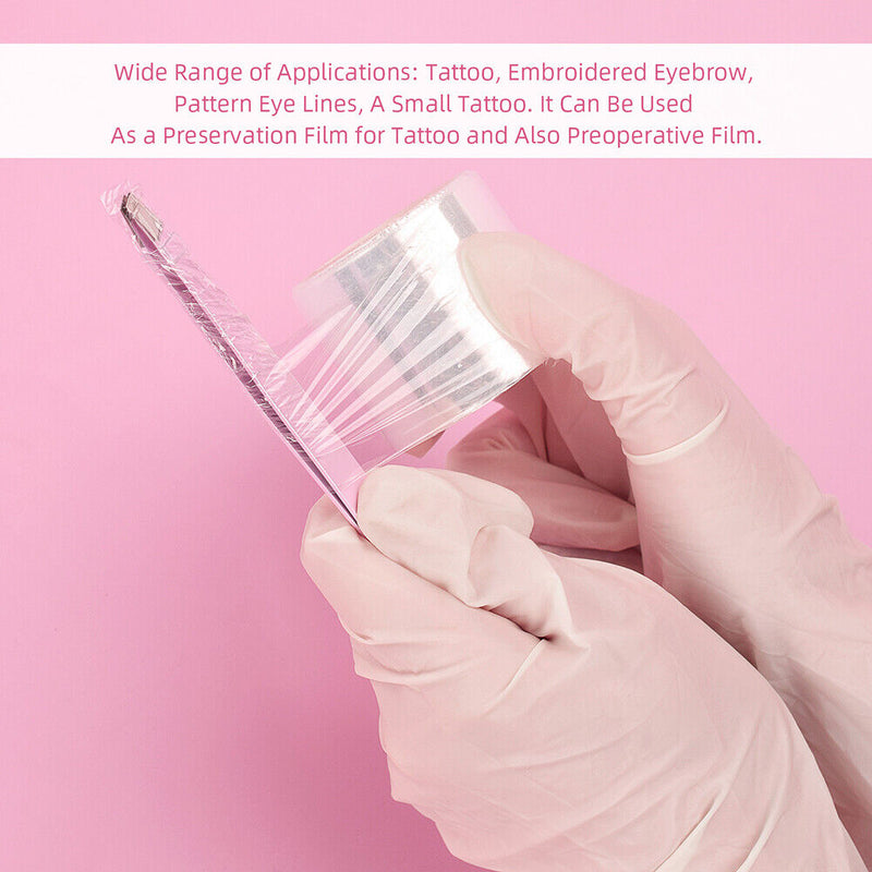 1 Roll 42MMX200M Tattoo Clear Cover Preservative Film for Protecting Skin Safe