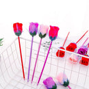 School Students Creative Stationery Rose Flower Ballpoint Pen Valentine's Day