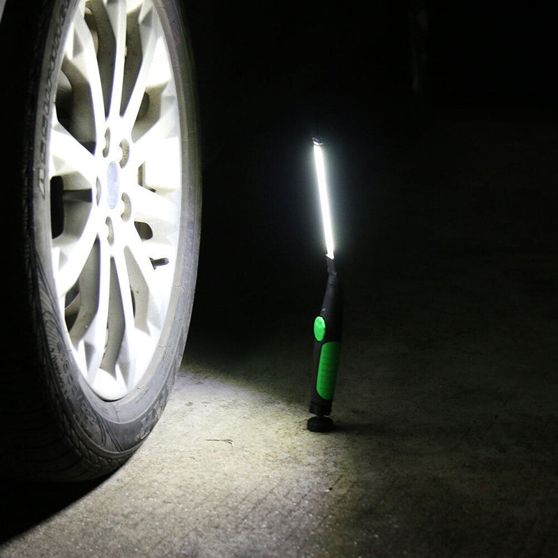 COB LED Flashlight Torch Waterproof Inspection Work Light for Car Repair Camp