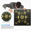 Tarot Card Tablecloth Divination Altar Cloth Non-woven 49x49cm (Style E)