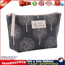 Printed Cosmetic Bag Canvas Purse Zip Makeup Wash Storage Pouch (Style 6) Newly