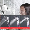 High Pressure Shower Heads Handheld Turbo Fan Spray Shower Head Nozzle (B) Newly
