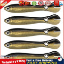 5pcs Luminous Loach 7cm 2g Lures Sinking Artificial Soft Fishing Bait (C) Newly