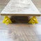 Woodworking Pyramid Stands Set Triangle Paint Pads Feet Yellow (10pcs)