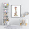 Oil Paint by Numbers Lady Canvas Artwork Living Room Art Picture Decoration Kit