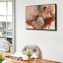 Canvas Paint By Numbers Lying Sofa Lady Oil Hand Painted Drawing Kit Home Decor