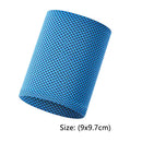 Wrist Sweatband Tennis Sport Wristband Volleyball Gym Wrist Brace (Blue) Newly