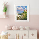 Full Round Drill Diamond Painting Seagull and Tower Pictures Handiwork Art
