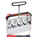 Manual Quad Soil Blocker Mini 4 Hand Held Soil Block Maker for Seedlings Newly