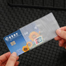 Card Holder Translucent ID Card Holder Protection Sleeve Business Card Case