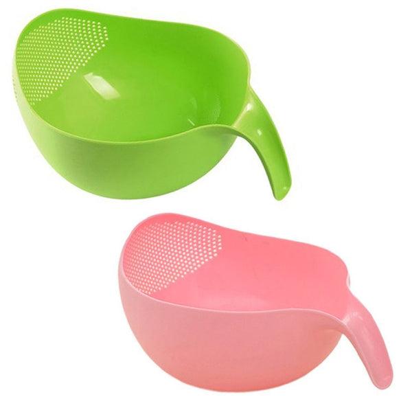 Washer Drainer Vegetable Bowl Strainer Basket Rice Washing Filter Sieve Fruit
