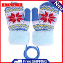 Domybest baby girls gloves size one size, sky blue - star print