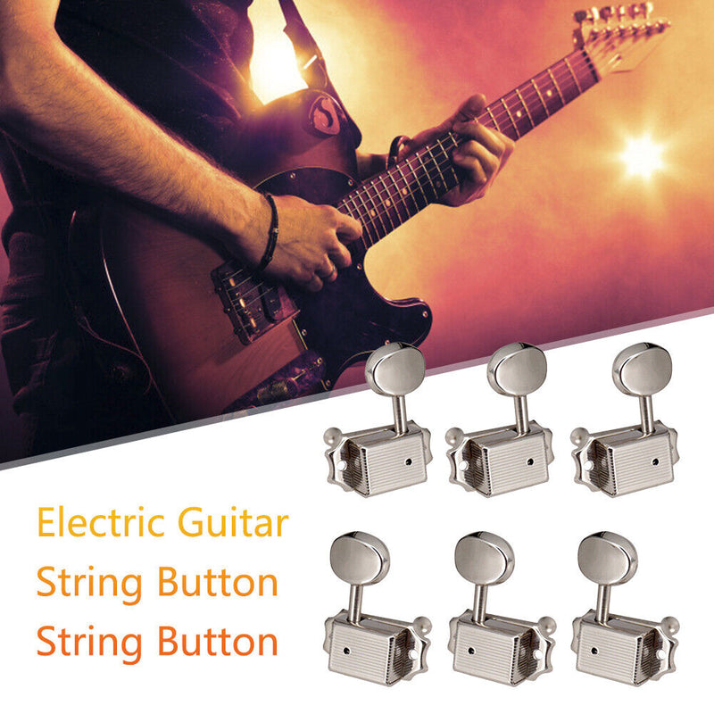 #A 6pcs Guitar String Tuning Pegs Tuner Machine Head for Electric Guitar Folk 3L