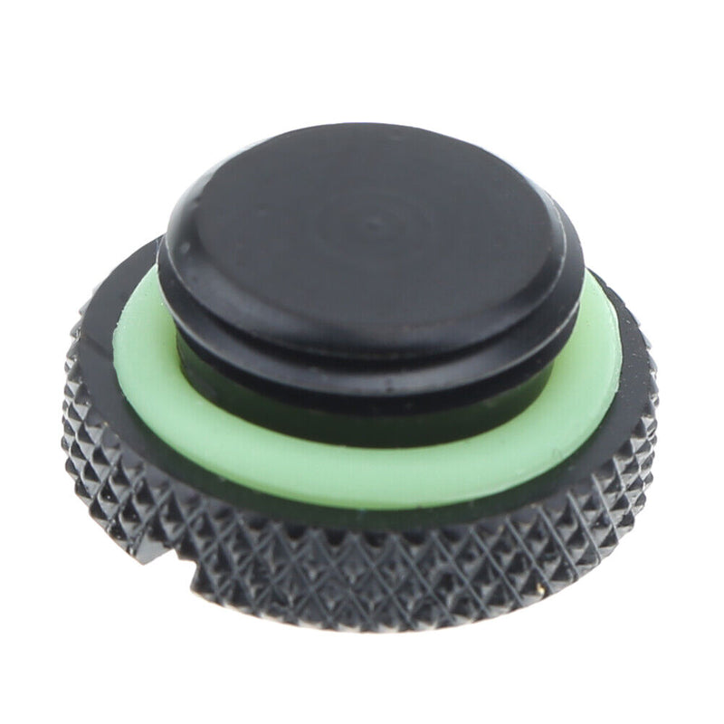 Black G1/4 Thread Low Profile Plug for PC Water Cooling Radiator Reservoir Newly