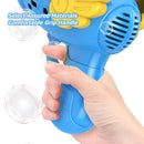 Semi-Automatic Bubble Making Toys Electric Soap Bubble Machine (B Blue)