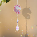 Diamond Drill Rainbow Collection Hang Crystal Prisms Wind Chime (Licorne 2)