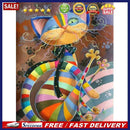 5D Diamond Painting DIY Color Cat Animal Full Round Drill Mosaic Home Decor