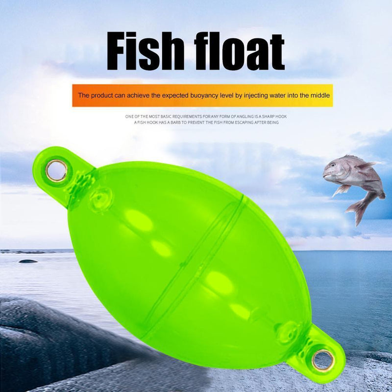 5pcs Water Bubble Floats Hollow Ball Fishing Floating Buoy Bobber (Green)